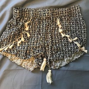 Primark fabric boho shorts NWOT